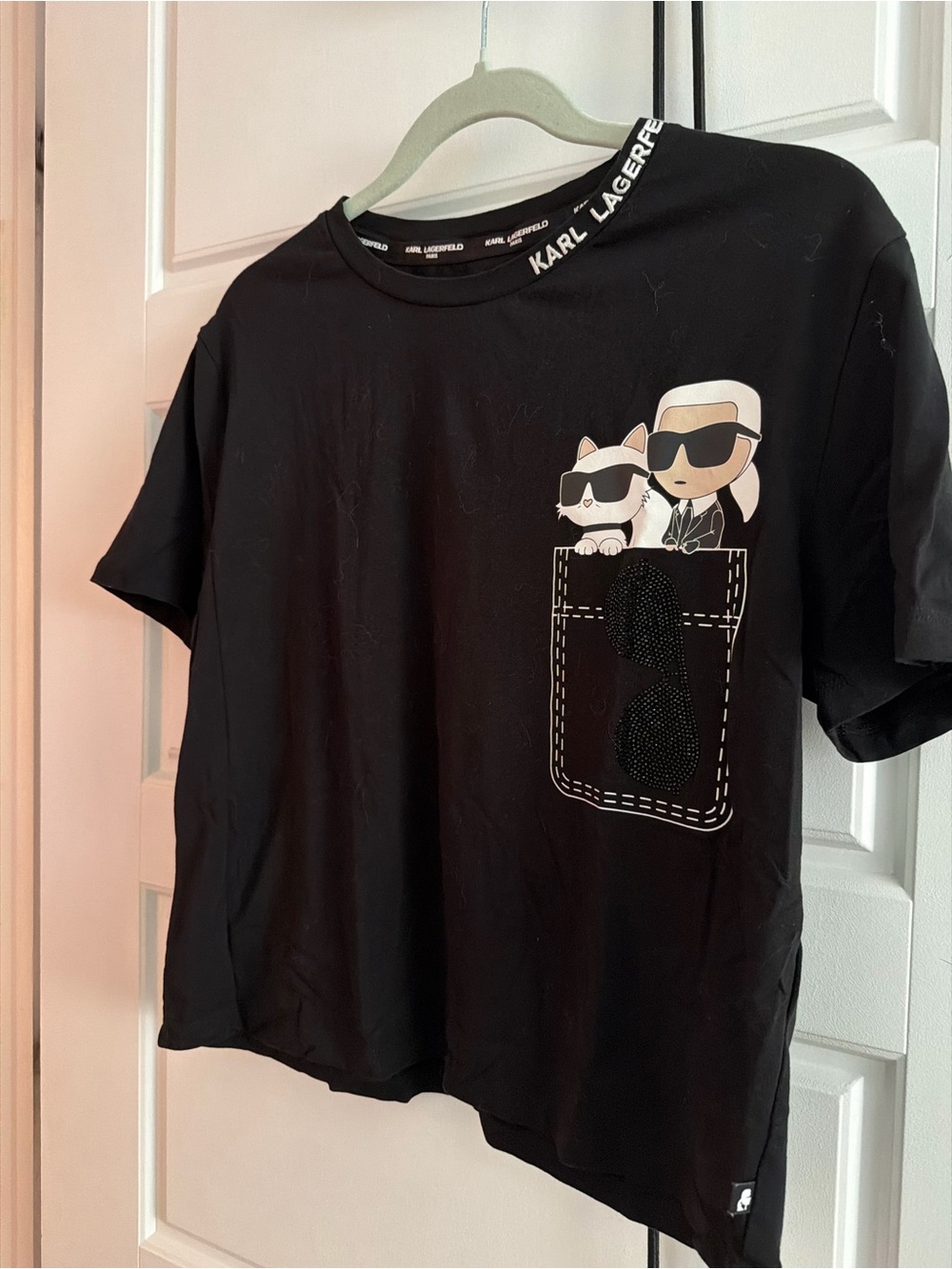 Karl Lagerfeld black shirt (s)